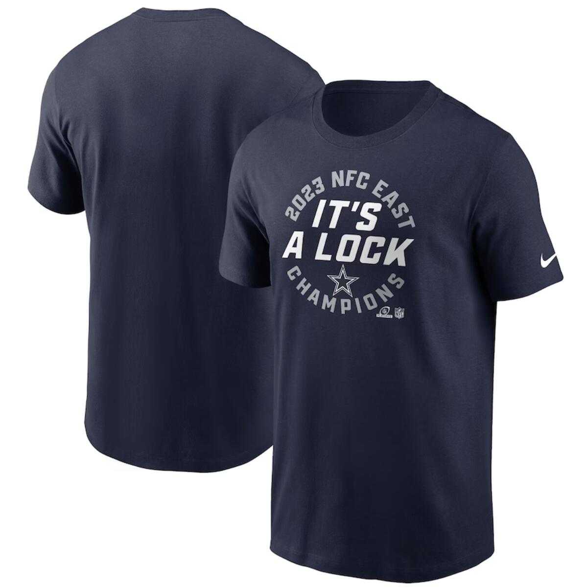 Men's Dallas Cowboys Navy 2023 NFC East Division Champions Locker Room Trophy Collection T-Shirt,We sell and wholesale Men's Dallas Cowboys Navy 2023 NFC East Division Champions Locker Room Trophy Collection T-Shirt on line form chian!
